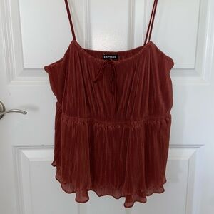 Express Pleated Tank Top